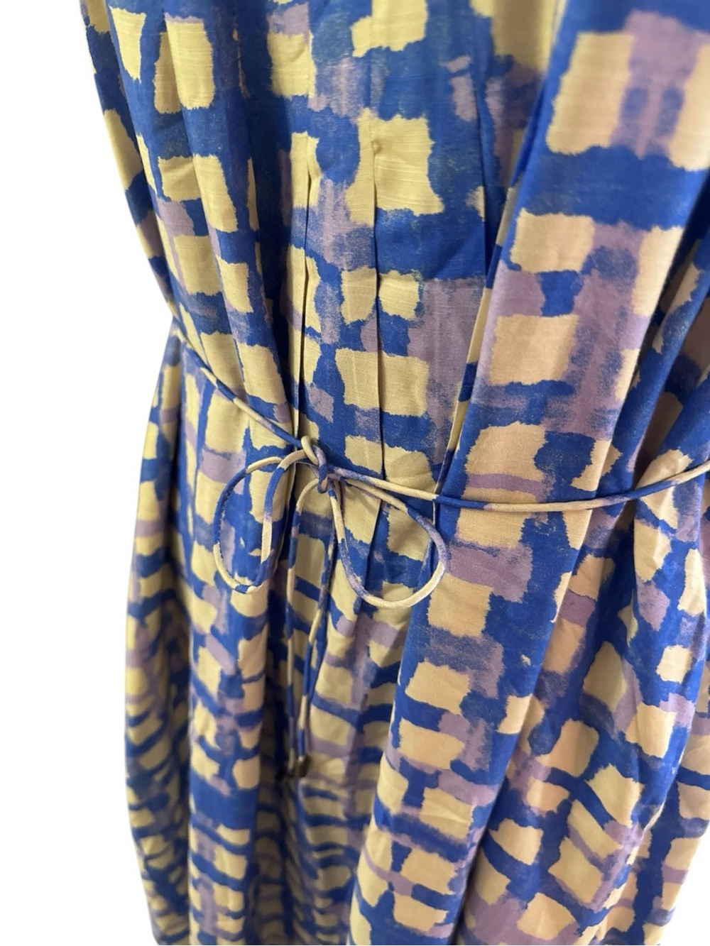 Hunter Bell Rivers Dress “Cobblestone” Silk Blend Midi Maxi Dress M - Picture 5 of 11